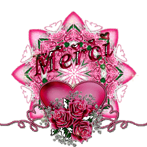 Gif animé merci coeur